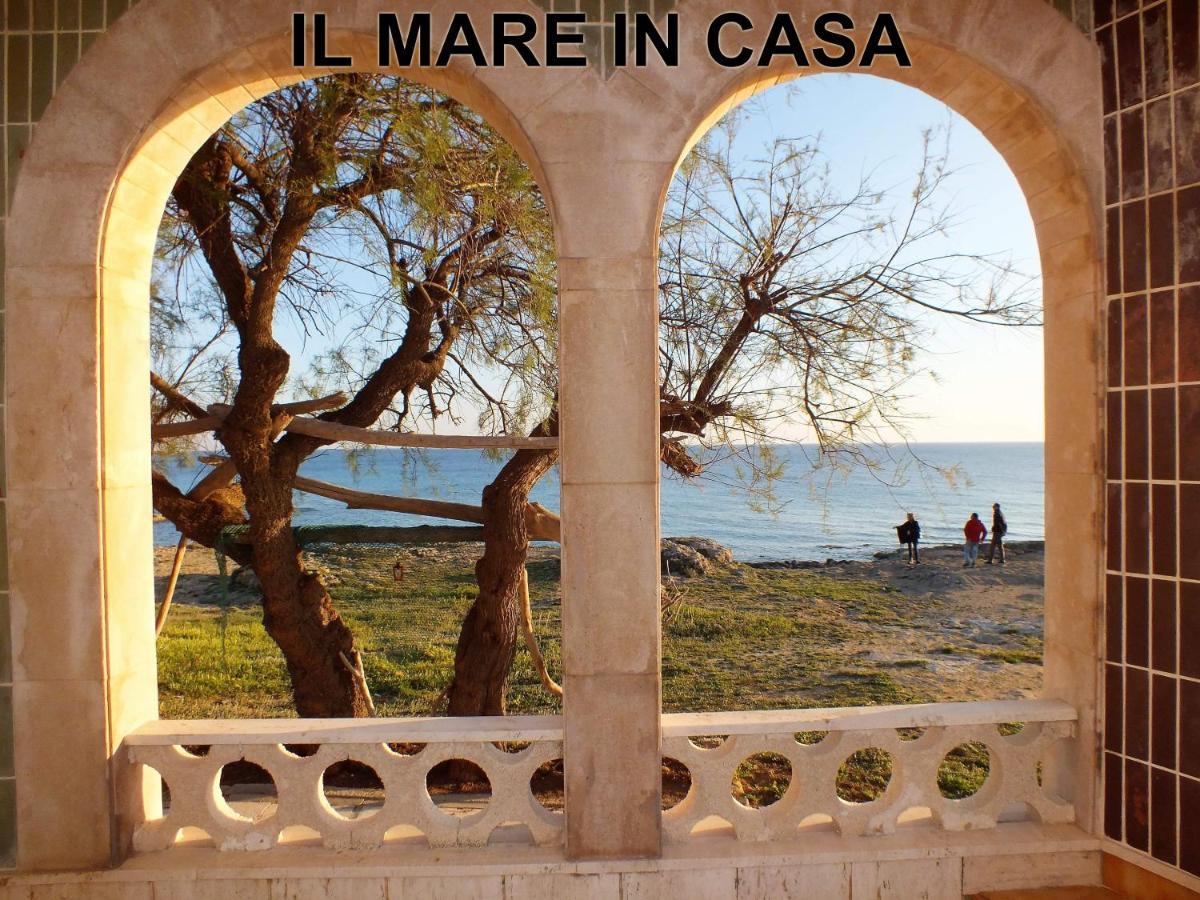 Casa Fronte Mare Villa Марина ди Манкаверза Екстериор снимка
