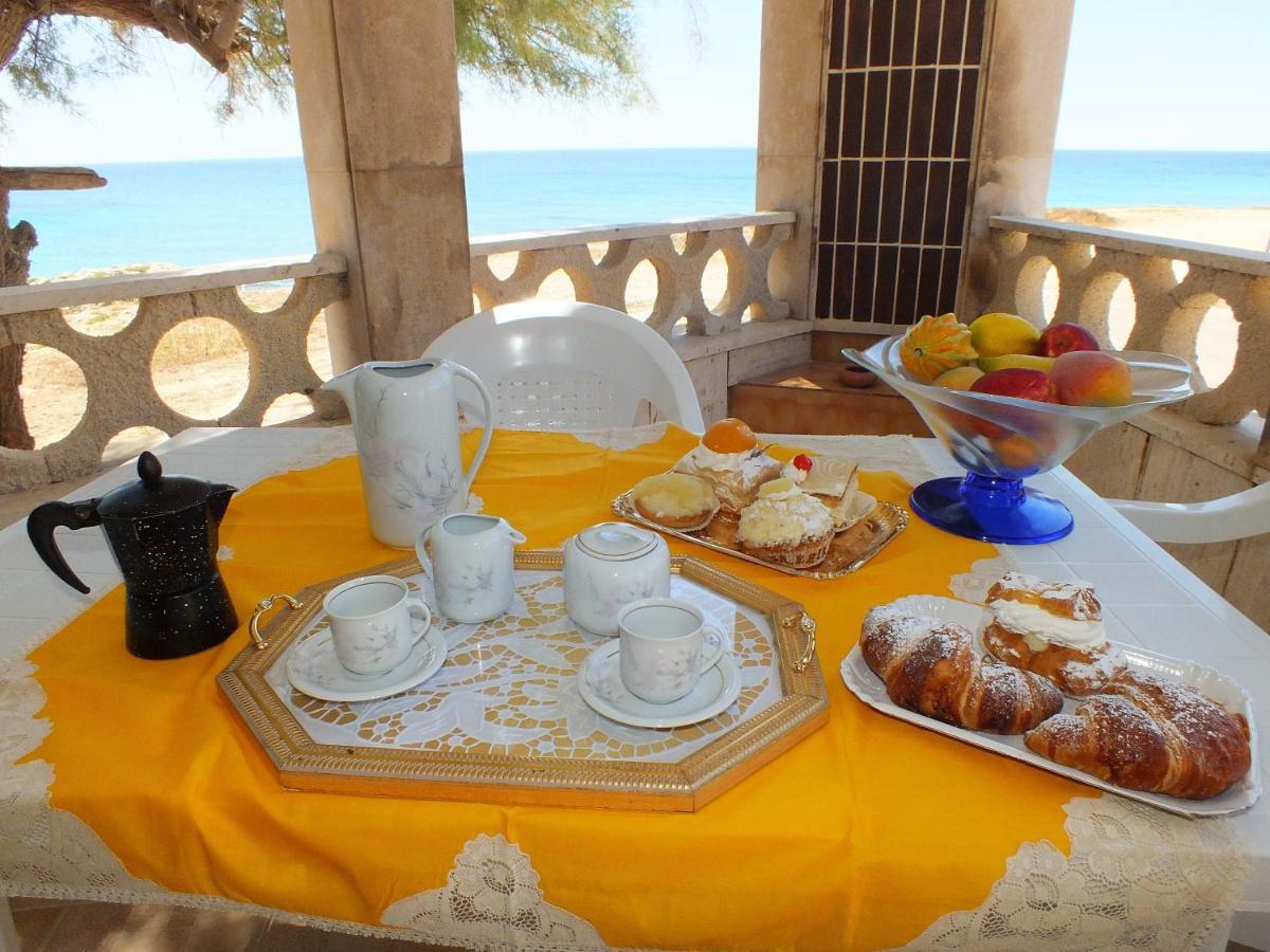 Casa Fronte Mare Villa Марина ди Манкаверза Екстериор снимка