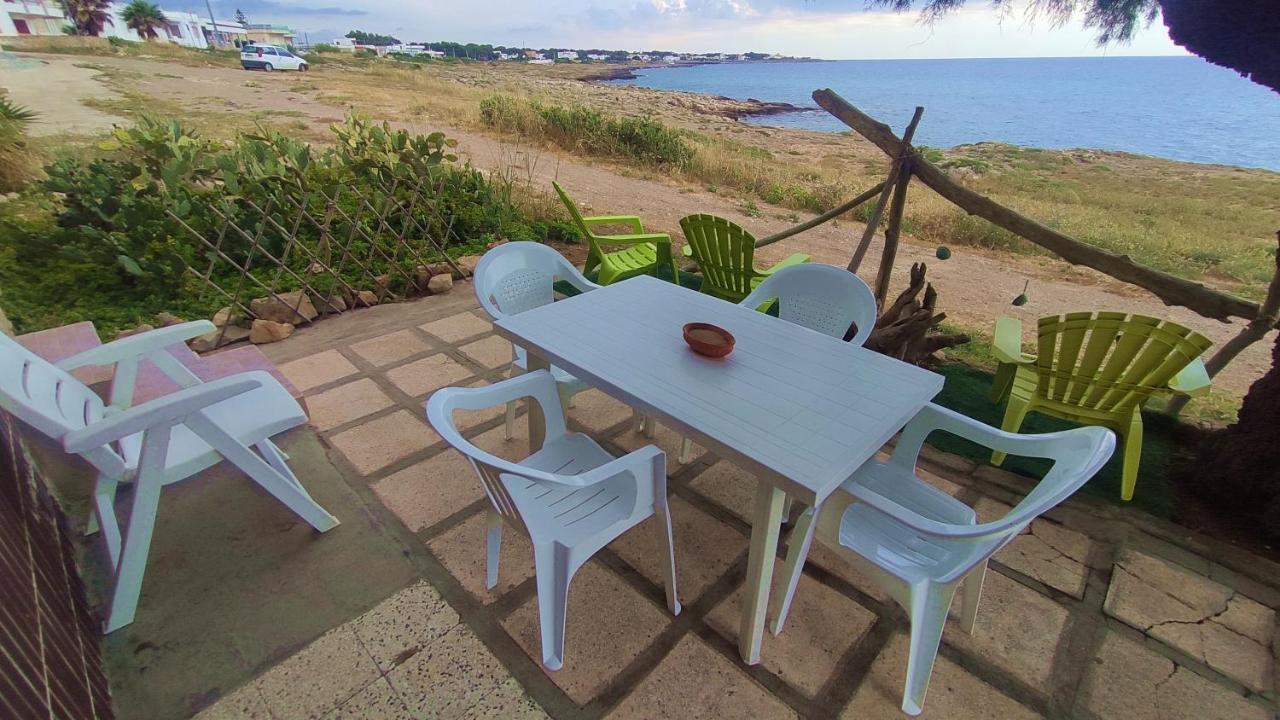 Casa Fronte Mare Villa Марина ди Манкаверза Екстериор снимка