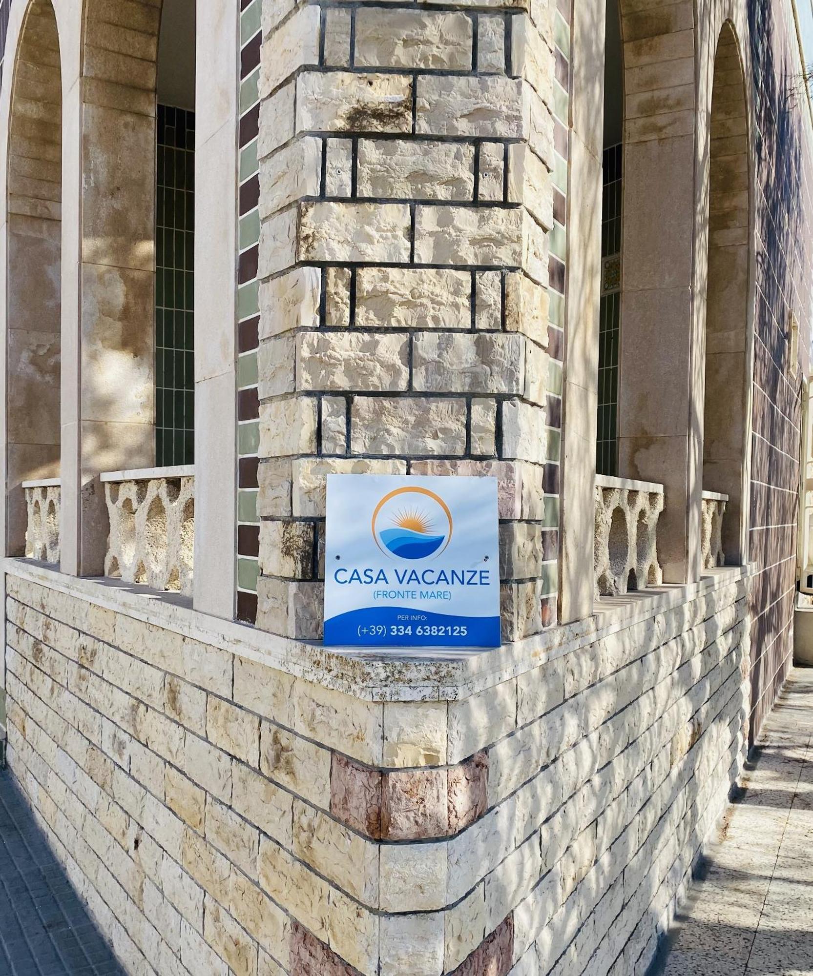 Casa Fronte Mare Villa Марина ди Манкаверза Екстериор снимка